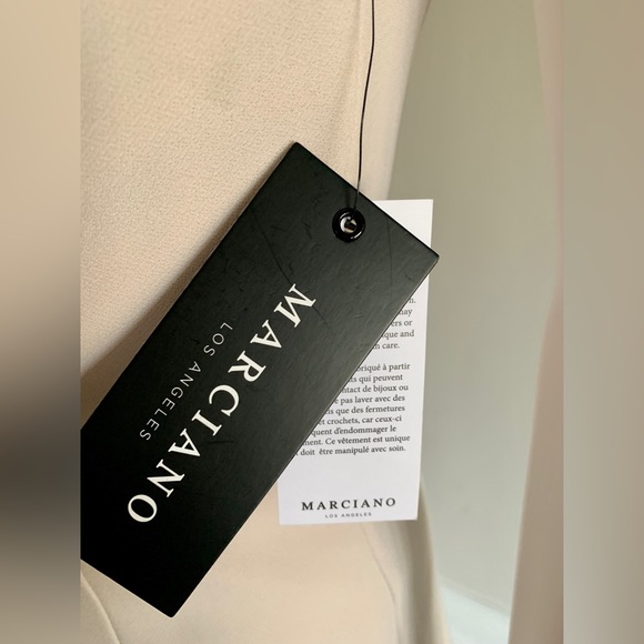 NWT Marciano Lilyana Strapless Crystal Dress in Cream - Picture 8 of 9